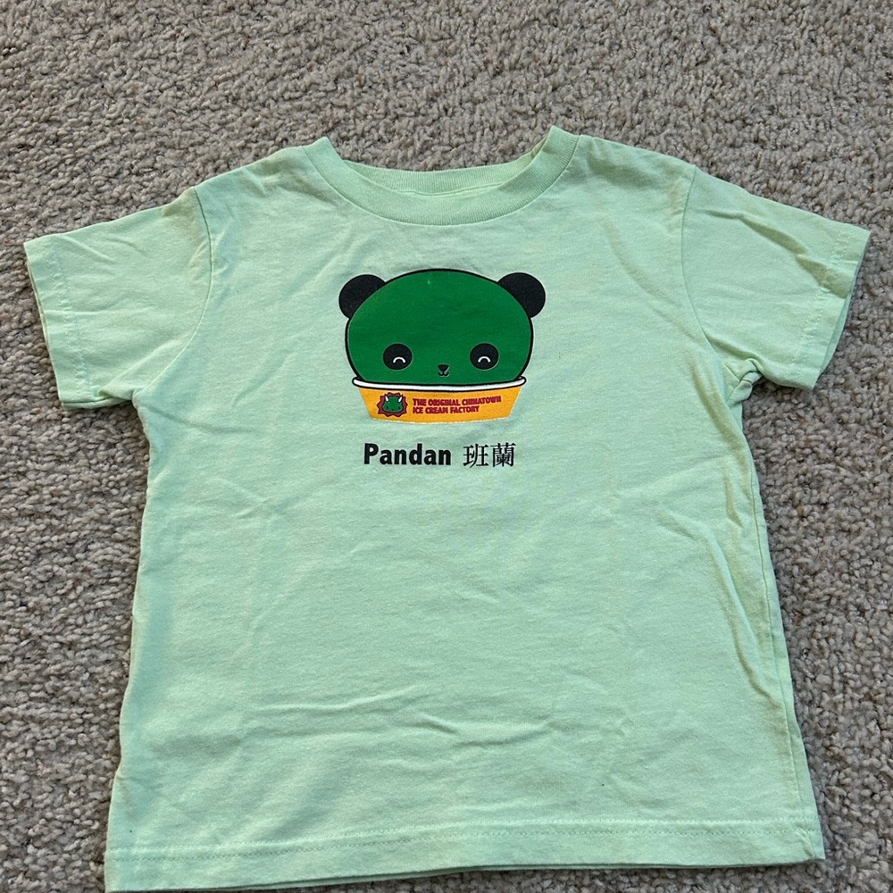 Kids Green Pandan Ice Cream T-Shirt